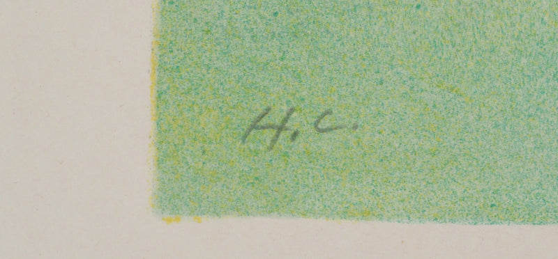 Jacques VILLON : Scène pastorale - Lithographie (détail)