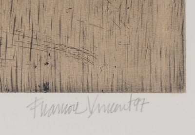 François VINCENT : Allégorie : La Fertilité, 1997 - Gravure (détail)