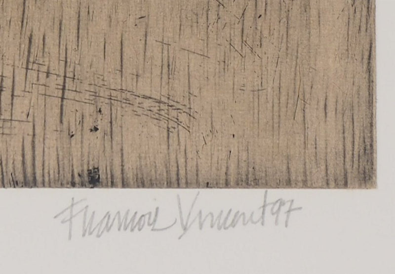 François VINCENT : Allégorie : La Fertilité, 1997 - Gravure (détail)