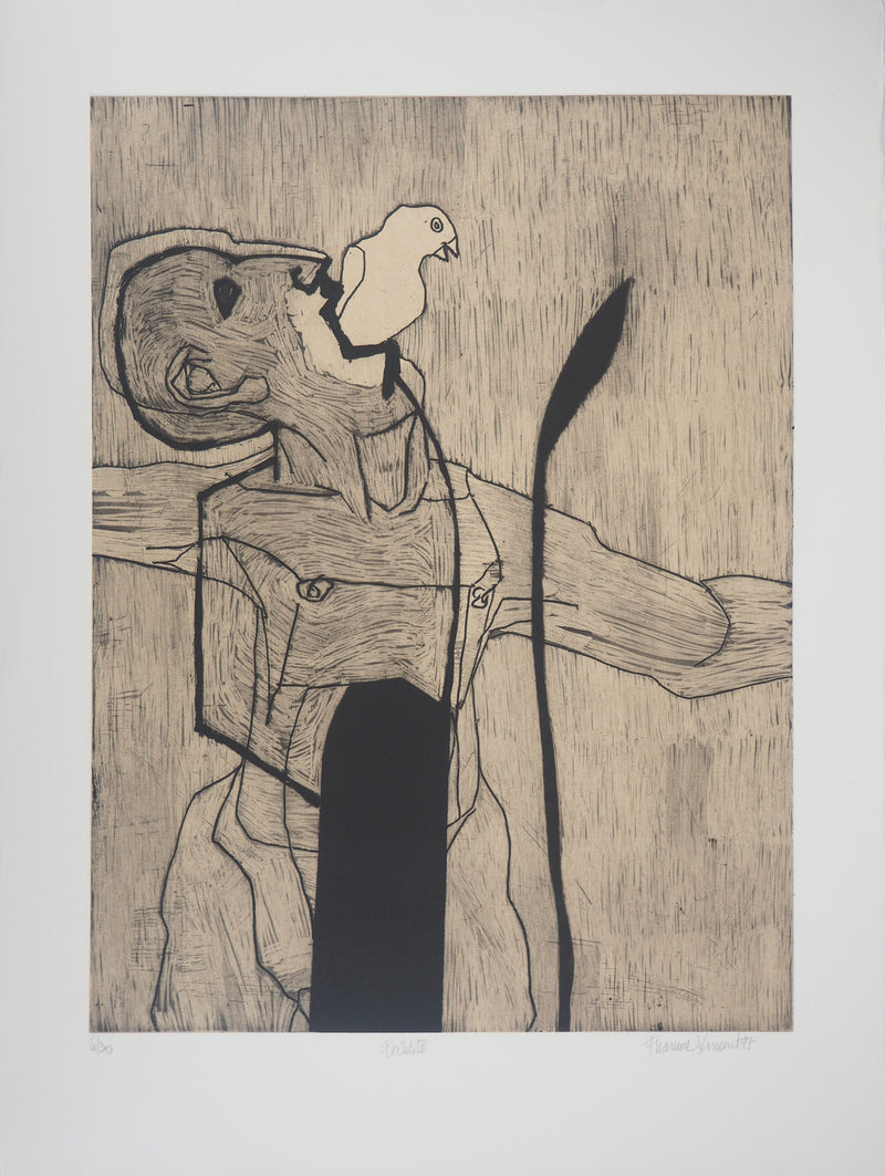 François VINCENT : Allégorie : La Fertilité, 1997 - Gravure (détail)