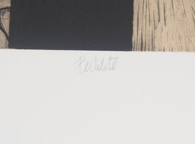 François VINCENT : Allégorie : La Fertilité, 1997 - Gravure (détail)