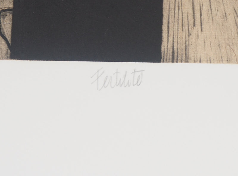 François VINCENT : Allégorie : La Fertilité, 1997 - Gravure (détail)