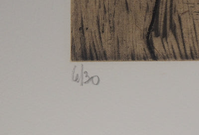 François VINCENT : Allégorie : La Fertilité, 1997 - Gravure (détail)
