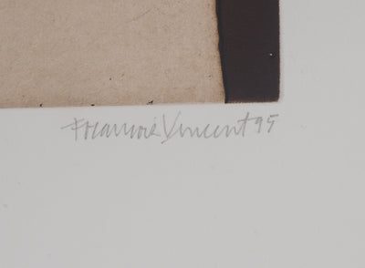 François VINCENT : Corrida : Le travail d'un expert, 1995 - Gravure (détail)