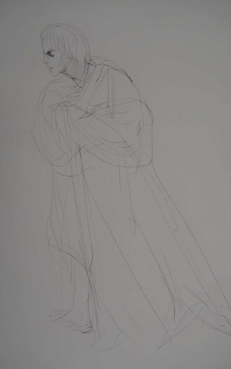 Ilse VOIGT : Danseur au dos courbé - Gravure