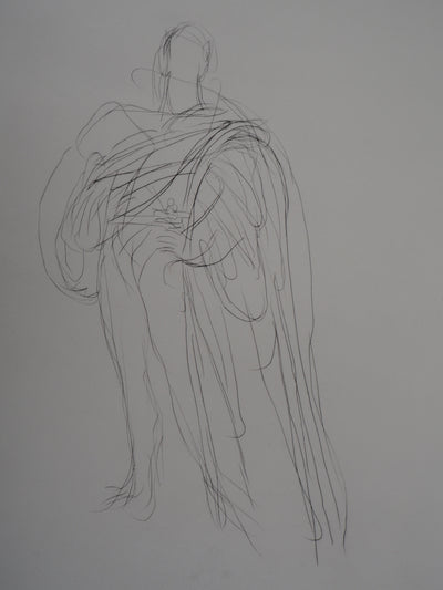 Ilse VOIGT : Danseur à l'épée - Gravure