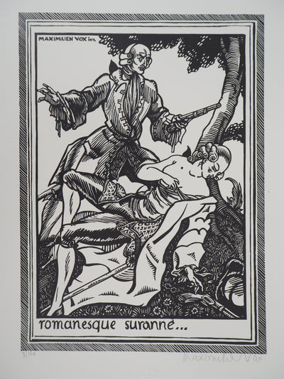 Maximilien VOX : Romanesque suranné, 1925 - Gravure sur bois