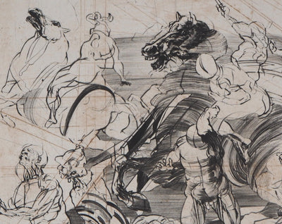 Claude WEISBUCH : Massacre, 1978 - Gravure (détail)