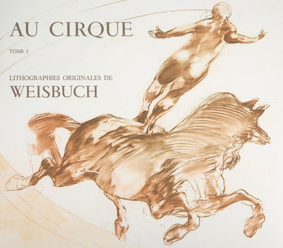 Claude WEISBUCH : Au cirque, 1983 - Lithographie (détail)