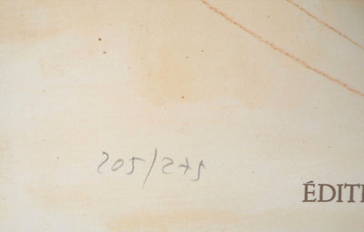Claude WEISBUCH : Au cirque, 1983 - Lithographie (détail)