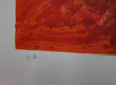 Henry WESTEL : Les dormeuses enchantées - Lithographie (détail)
