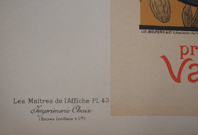 Adolphe WILLETTE : Femme et cacao (Cacao Van Houten), 1895 - Affiche (détail)