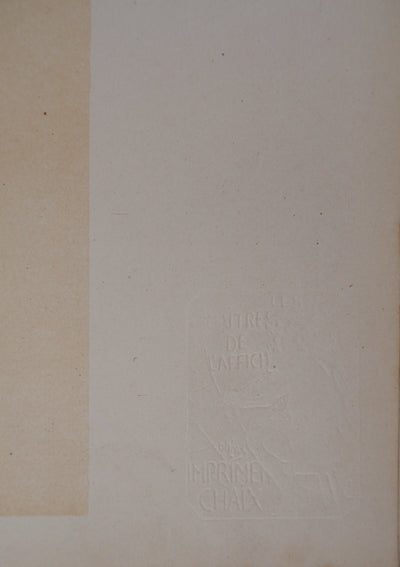Adolphe WILLETTE : Femme et cacao (Cacao Van Houten), 1895 - Affiche (détail)
