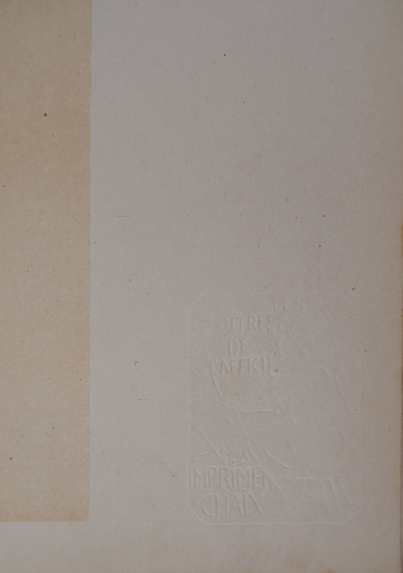 Adolphe WILLETTE : Femme et cacao (Cacao Van Houten), 1895 - Affiche (détail)