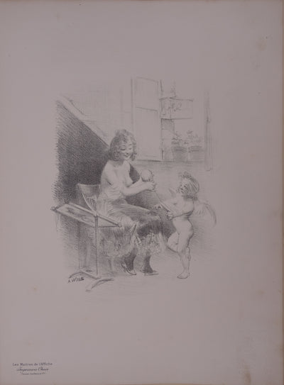 Adolphe WILLETTE : Impatience, 1897 - Affiche