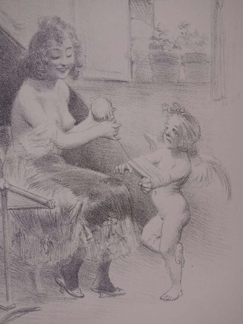 Adolphe WILLETTE : Impatience, 1897 - Affiche (détail)