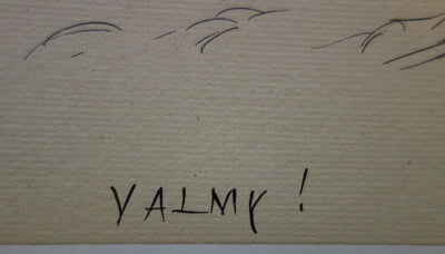 Adolphe WILLETTE : Valmy - Lithographie (détail)