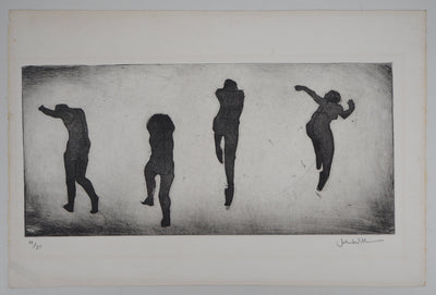 Julian WILLIAMS : 4 Contemporary Dancers - Gravure (détail)
