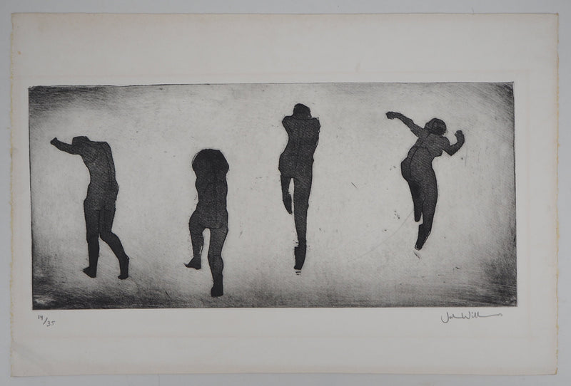 Julian WILLIAMS : 4 Contemporary Dancers - Gravure (détail)