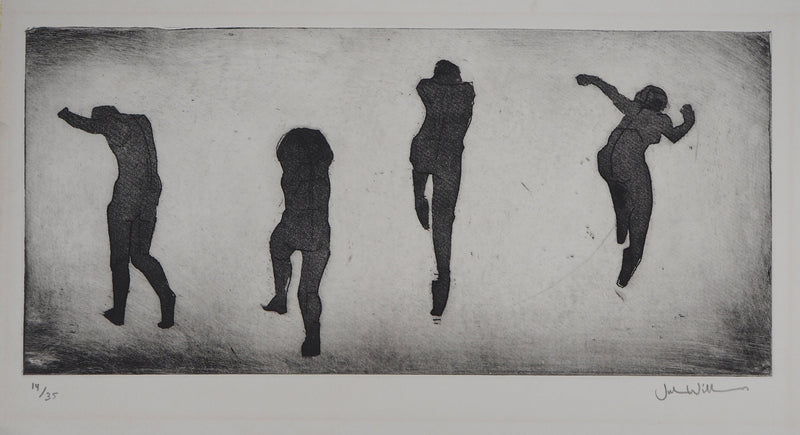 Julian WILLIAMS : 4 Contemporary Dancers - Gravure (détail)