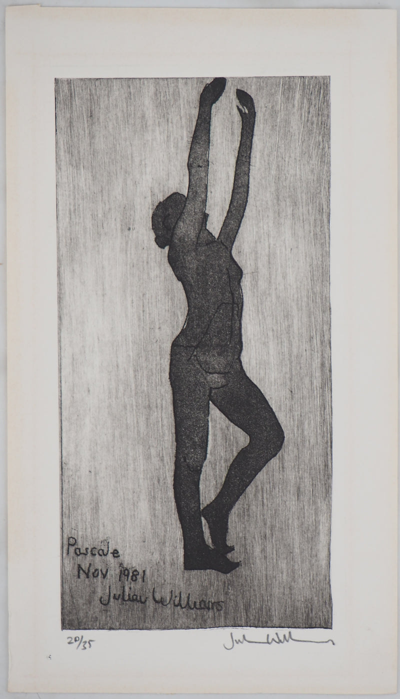 Julian WILLIAMS : La danseuse - Gravure