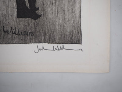 Julian WILLIAMS : La danseuse - Gravure (détail)