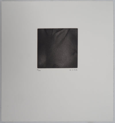 Albert WODA : Au creux de l'épaule - Gravure (détail)