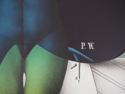 Paul WUNDERLICH : La femme au cigare, 1975 - Affiche (détail)