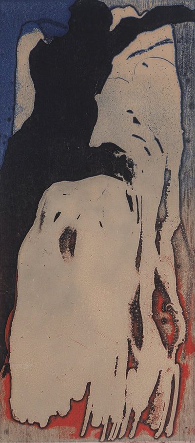  YUK : Figure surréaliste (Je sais qu'elle s'en va), 1991 - Gravure (détail)