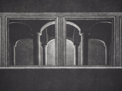 Bruno YVONNET : L'avant Cène - Gravure (détail)