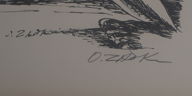 Ossip ZADKINE : Mythologie : Hercule et la ceinture d&