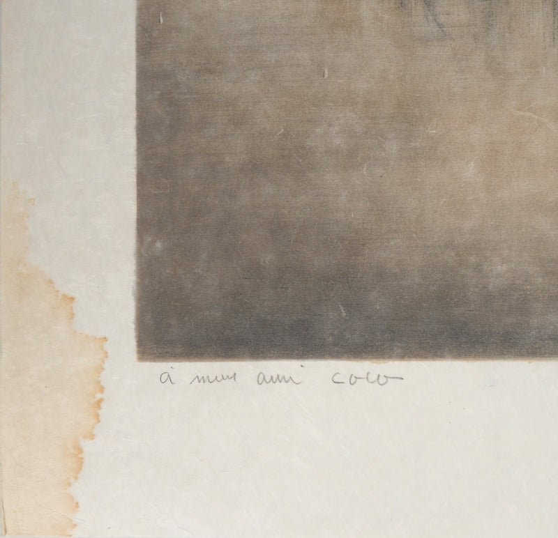 ZAROU : Désert - Lithographie (détail)