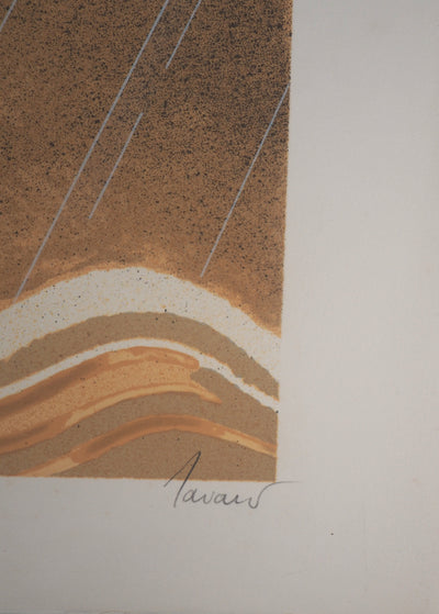 Albert ZAVARO : Au galop , Lithographie originale (photo de détail 2) - Crédit photo : Galerie Art.Paris